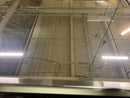 ASI 0620-1824 18" W x 24" H Rectangular Framed Bathroom Mirror - Stainless Steel