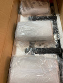 Generation lighting 4441503-112 Mitte 24 in. 3-Light Matte Black Industrial Transitional Bathroom Vanity Light with Clear Glass Shade Panels