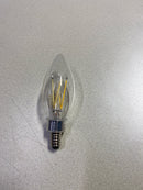 Bulbrite 776205 - LED5B11/40K/FIL/D/B/2 Decorative Chandelier Antique Filament LED Light Bulb