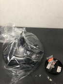 Elegant Lighting LDPD2003 Nora 12" Wide Pendant with an Aluminum Shade - Black