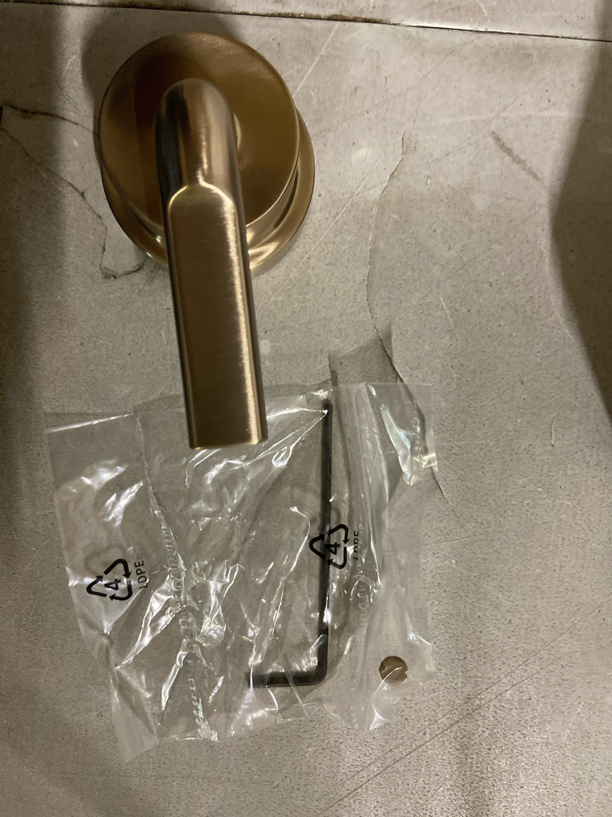 Brizo HL60P39-GL Litze Pressure Balance Valve Trim Wire Lever Handle - Luxe Gold