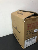 Jazava HDWE2085F BK 10 in. 2-Light Black Flush Mount Farmhouse Ceiling Light with Seeded Glass