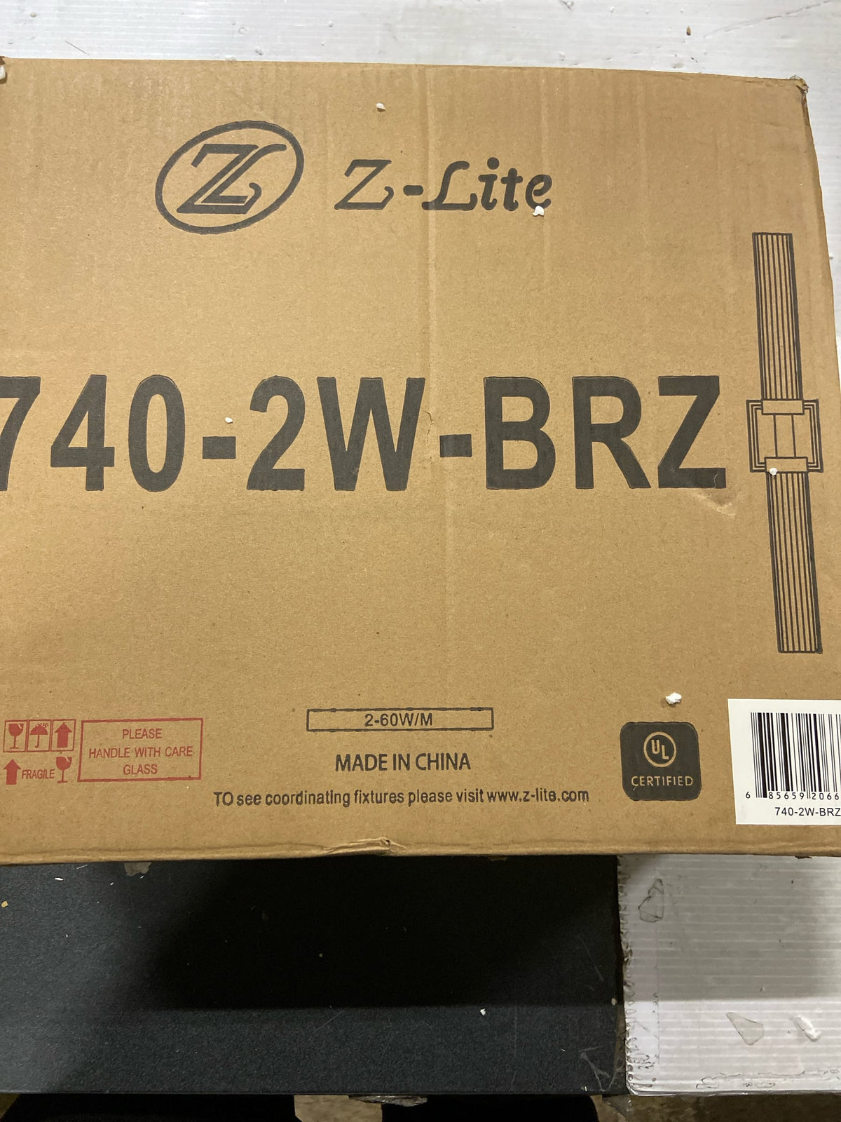 Z-Lite 740-2W-BRZ Beau 2 Light 27" Tall Bathroom Sconce - Bronze