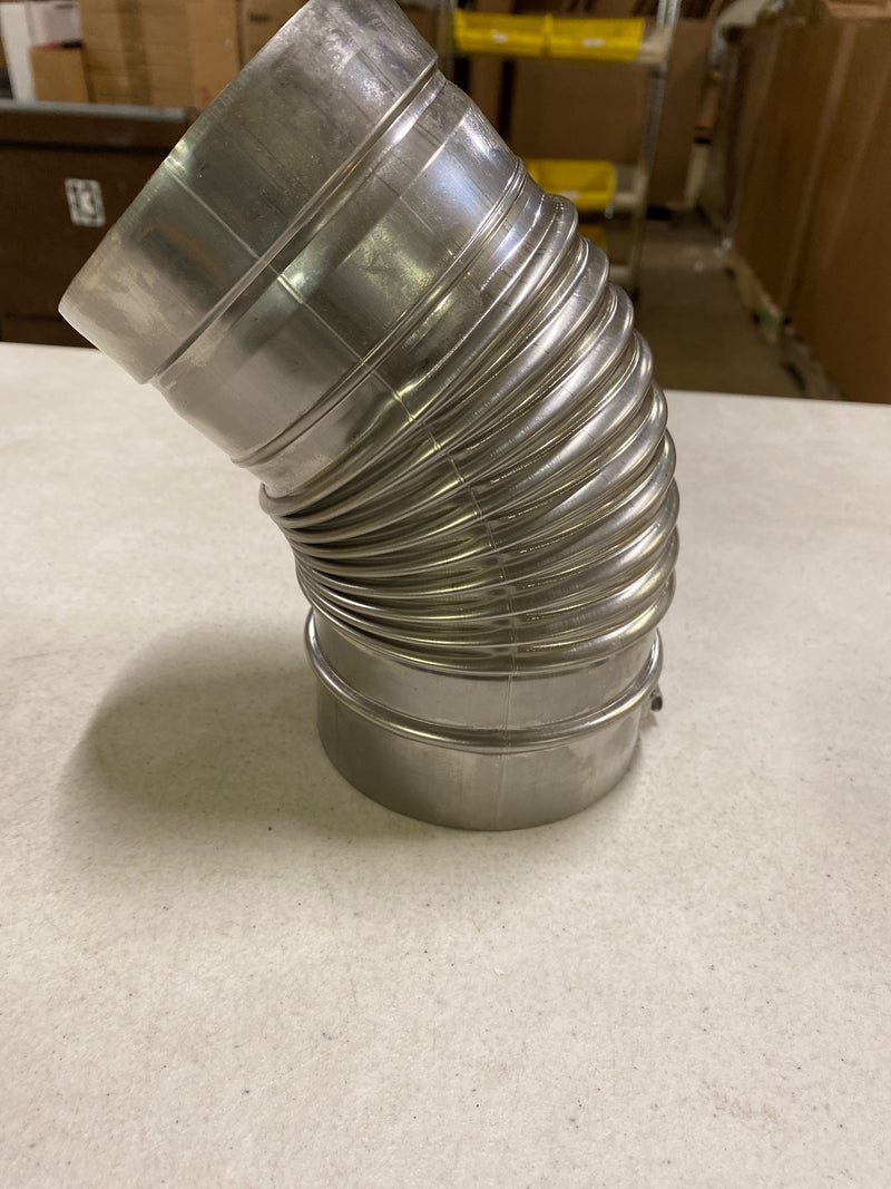 Noritz VP4-45ELBOW 45 Degree elbow vent pipe for 4" Stainless Steel