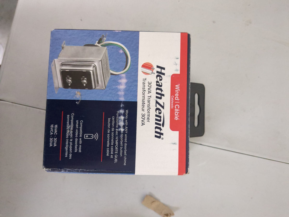 Heath Zenith Metal Wired Door Chime Transformer