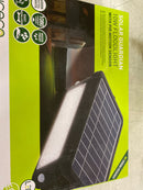 Luceco 10W Solar Guardian PIR Wall Light, 1080lm, 4000K, IP65, Black