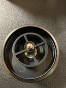 Signature Hardware 483693 4-1/2" Garbage Disposal Flange with Stopper for Sinks up to 5/8" Thick - Aged Brass