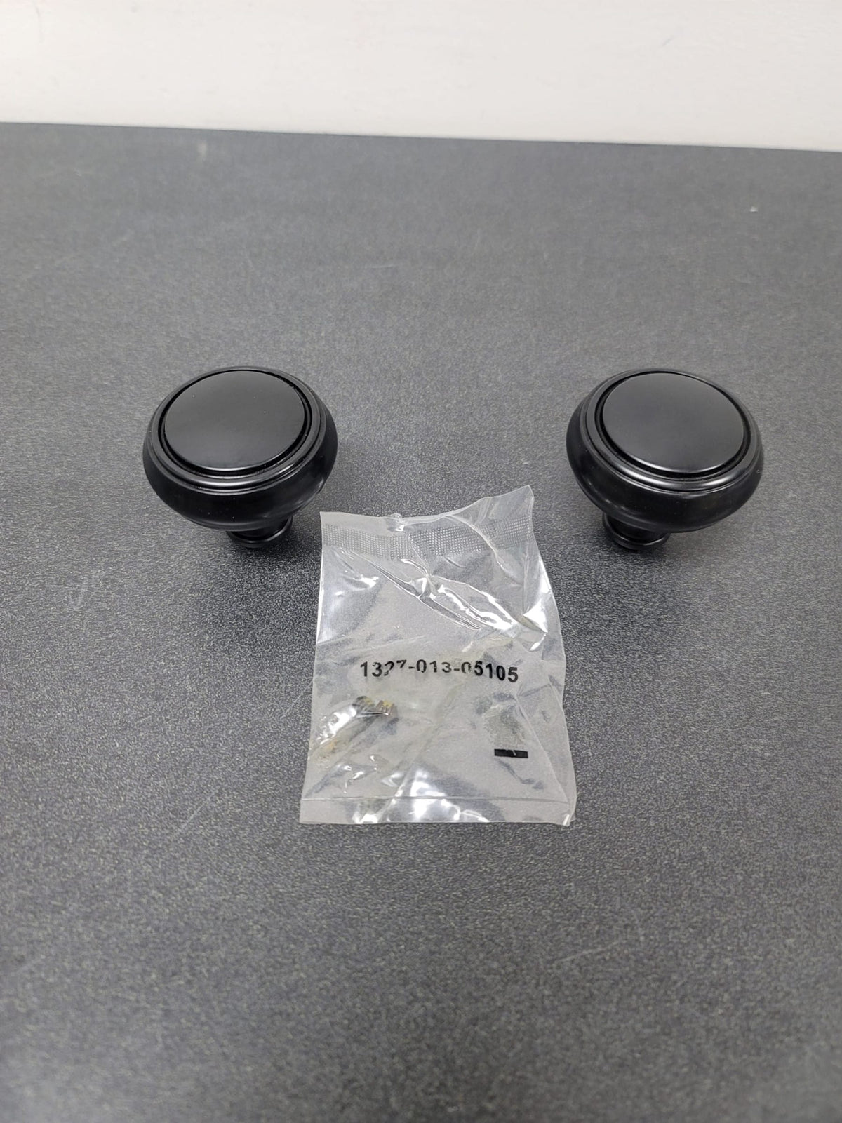Baldwin 5068102MR Pair of Estate Knobs without Rosettes - Oil Rubbed Bronze