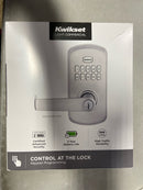 Kwikset 955KNL 26D SMT RBP SmartCode 955 Satin Chrome Light Commercial Electronic Keypad Deadbolt with Kingston Handle For High Traffic Durability
