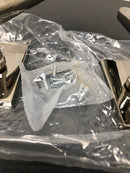 Emtek 5052FRLUS14RH Freestone Right Handed Non-Turning Two-Sided Dummy Door Lever Set with Modern Rectangular Rose from the Urban Modern Collection - Polished Nickel