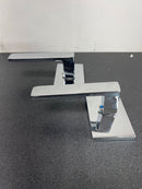 Emtek 505DTUS26 Dumont Reversible Non-Turning Two-Sided Dummy Door Lever Set from the Brass Modern Collection - Polished Chrome