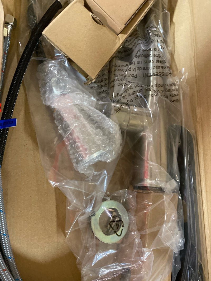 Glacier bay D001B Cartway Single-Handle Pull-Down Sprayer Kitchen Faucet in Brushed Nickel