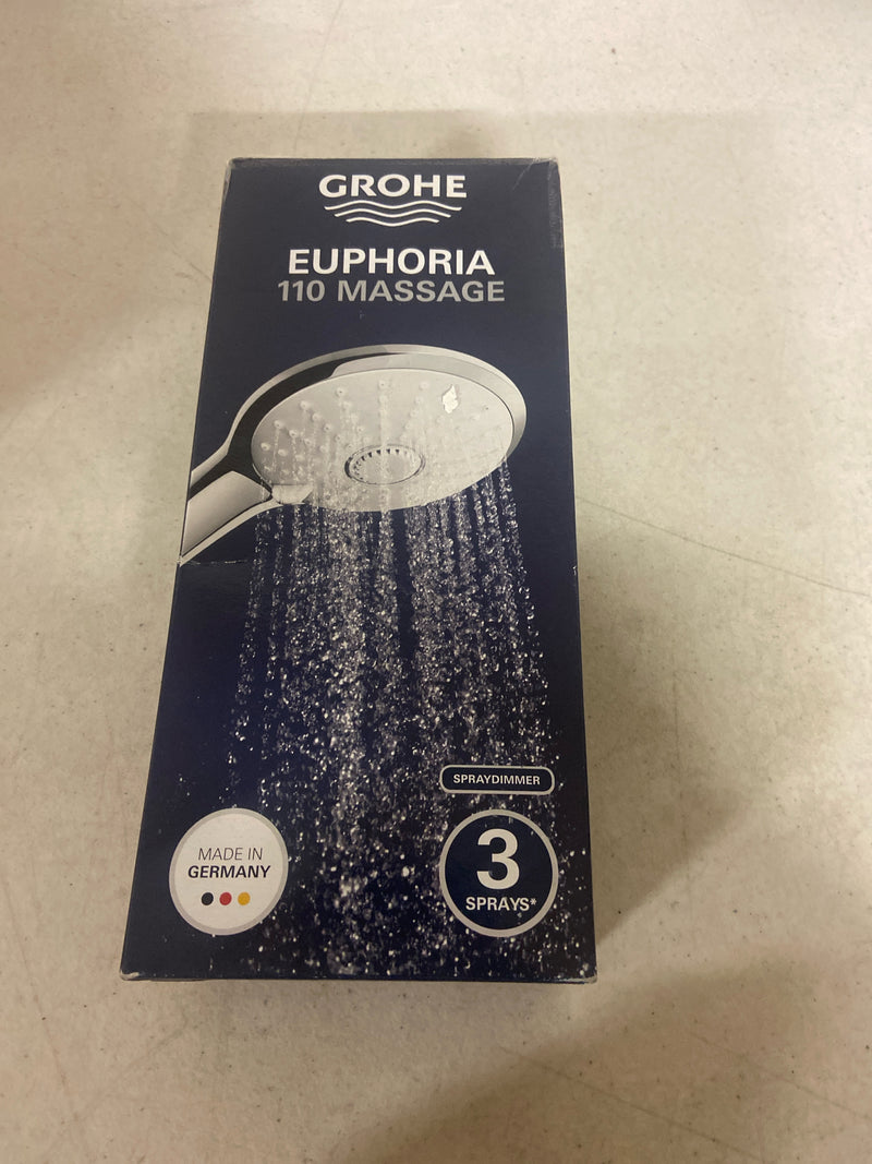 Grohe 26513000 Euphoria 1.75 GPM Multi-Function Hand Shower with SpeedClean Technology - Starlight Chrome