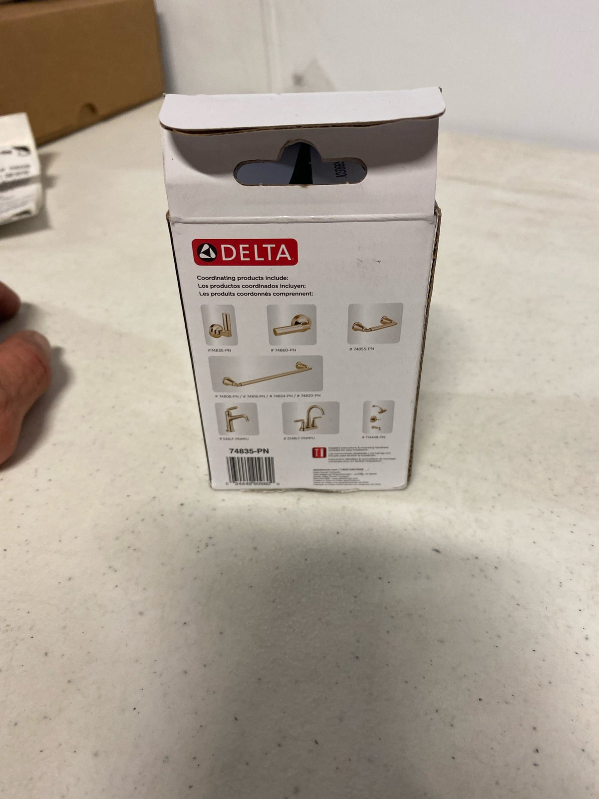 Delta 74835-PN Bowery Single Robe Hook - Brilliance Polished Nickel