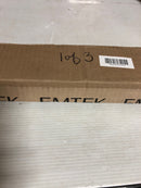 Emtek 86187US19 48 Inch Long Single Square Door Pull - Flat Black
