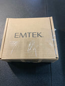 Emtek C510HAUS15 Hammered Privacy Door Lever Set from the SELECT Brass Collection with Concealed Screws - Satin Nickel Urban Modern Rosette
