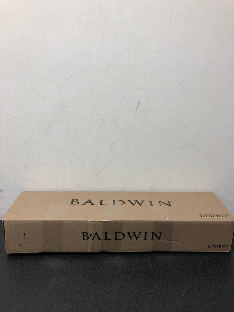 Baldwin SCNAPXROUTSR112S Napa SmartKey Single Cylinder Keyed Entry Handleset with Traditional Square Rose and Round Knob on Interior - Venetian Bronze