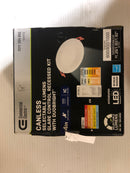 Commercial electric 92292 Elite Series 4 in. LED DuoBright, 3-Level Lumen Select, Baffle Canless Recessed Light, Adjustable CCT