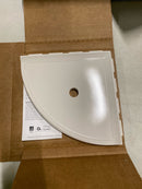 Daltile CN10BA6801P 9-1/8" Wide Corner Shelf from the Bath Accessories Collection - White Gloss