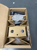 Baldwin PVFEDTSR112 Federal Privacy Leverset with Traditional Square Rose - Venetian Bronze