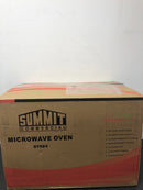 Summit OTR24 24 Inch Wide 0.9 Cu. Ft. 900 Watt Built-In Microwave - Stainless Steel