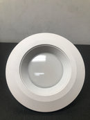 Commercial Electric 6 in. Selectable CCT Integrated LED Recessed Light Trim with Night Light Feature 670 Lumens 11-Watt Dimmable-53804101