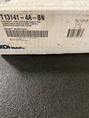Kohler K-T13141-4A-BN Pinstripe Deck-Mount High-Flow Bath Valve Trim with Lever Handles, Handles Only - Brushed Nickel
