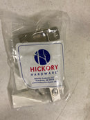 Hickory Hardware P5305-14 Euro Cabinet Concealed Hinge - Self Closing Feature - Full overlay Frameless Design with 105° Opening - Easy Installation hinge - Polished Nickel Finish 1 Set of Pair