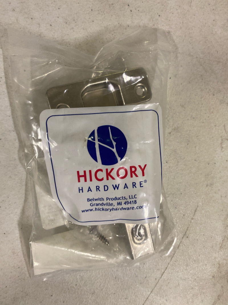 Hickory Hardware P5305-14 Euro Cabinet Concealed Hinge - Self Closing Feature - Full overlay Frameless Design with 105° Opening - Easy Installation hinge - Polished Nickel Finish 1 Set of Pair