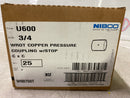 B & K Nibco 3/4 in. Sweat X 3/4 in. D Sweat Copper Coupling with Stop 1 pk