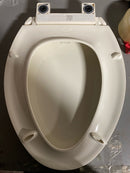 Kohler K-4636-RL-96 Cachet Elongated Closed-Front Toilet Seat with Soft Close and Quick Release - Biscuit