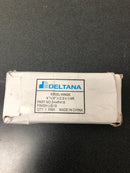 Deltana S44R41B 4 x 4 Plain Bearing 1/4" Radius Corner Full Mortise Hinge - Pair - Flat Black