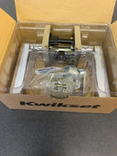 Kwikset 720HFLSQT-26 Halifax Passage Door Lever Set with Square Rose - Polished Chrome