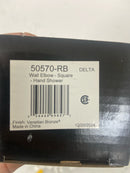 Delta 50570-RB Square Wall Elbow for Hand Shower in Venetian Bronze