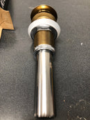 KRAUS Pop-Up Drain with Overflow in Brushed Gold, PU-11BG