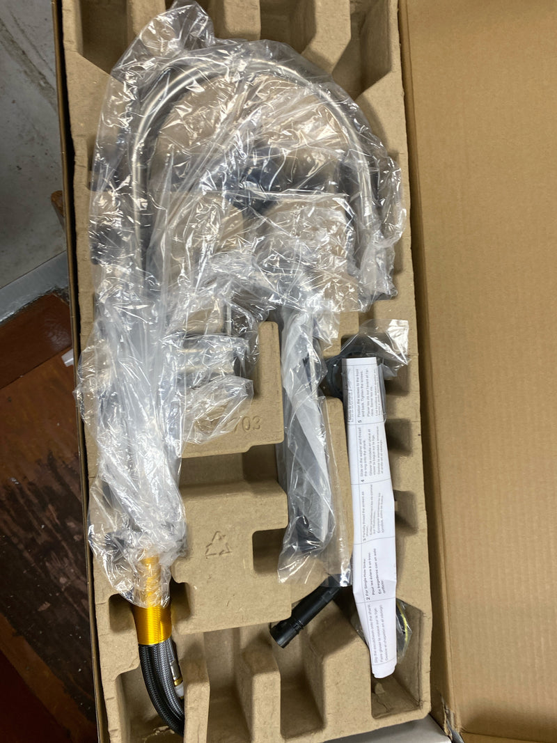 Kohler K-22972-VS Crue 1.5 GPM Single Hole Pull Down Kitchen Faucet - Includes Escutcheon - Vibrant Stainless