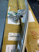 Signature Hardware 466759 60" Curved Brass Shower Rod - Brushed Nickel