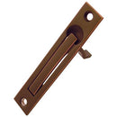 Emtek 2221US10B 4" Height Solid Brass Edge Pull for Sliding Doors - Oil Rubbed Bronze