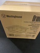 Westinghouse 6578400 Orwell 2-Light Oil Rubbed Bronze with Highlights Outdoor Flush Mount Light with Clear Seeded Glass
