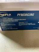 PROFLO PF9830G2BG Kelper Shower Only Trim Package with 1.8 GPM Single Function Shower Head with Slip Fit Tub Spout - Brushed Gold