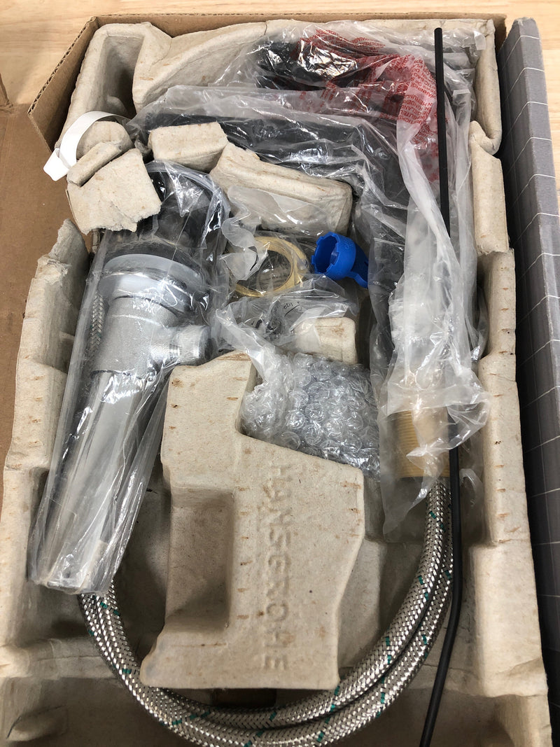 Hansgrohe 32506671 Metropol 1.2 (GPM) Single Hole Bathroom Faucet with Pop-Up Drain - Matte Black