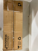Progress Lighting Lassiter Collection 3-Light Clear Glass Modern Bath Vanity Light Brushed Nickel, 8.00x24.00x24.00