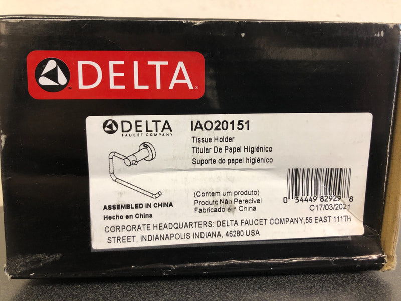 Delta Lilah Wall Mounted Euro Toilet Paper Holder - Chrome