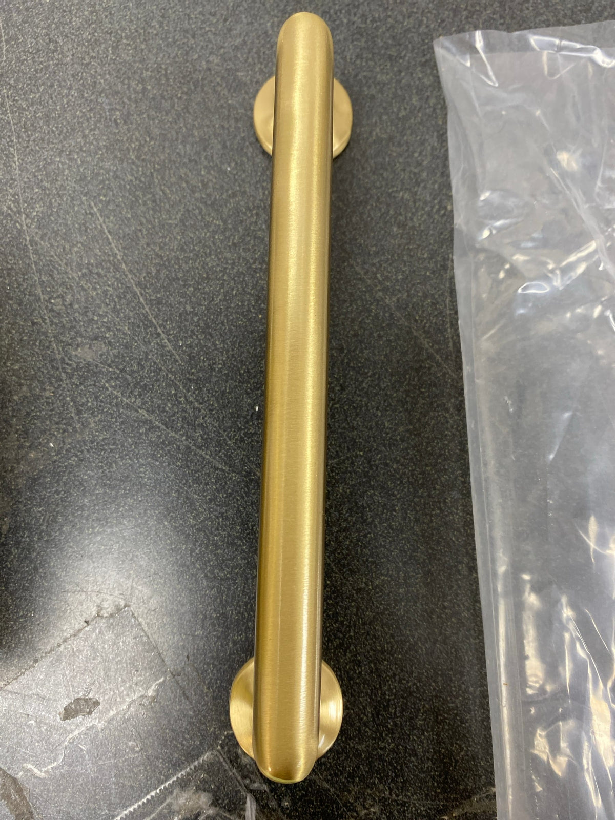 Signature Hardware 461740 Belfast 6 Inch Handle Cabinet Pull - Satin Brass