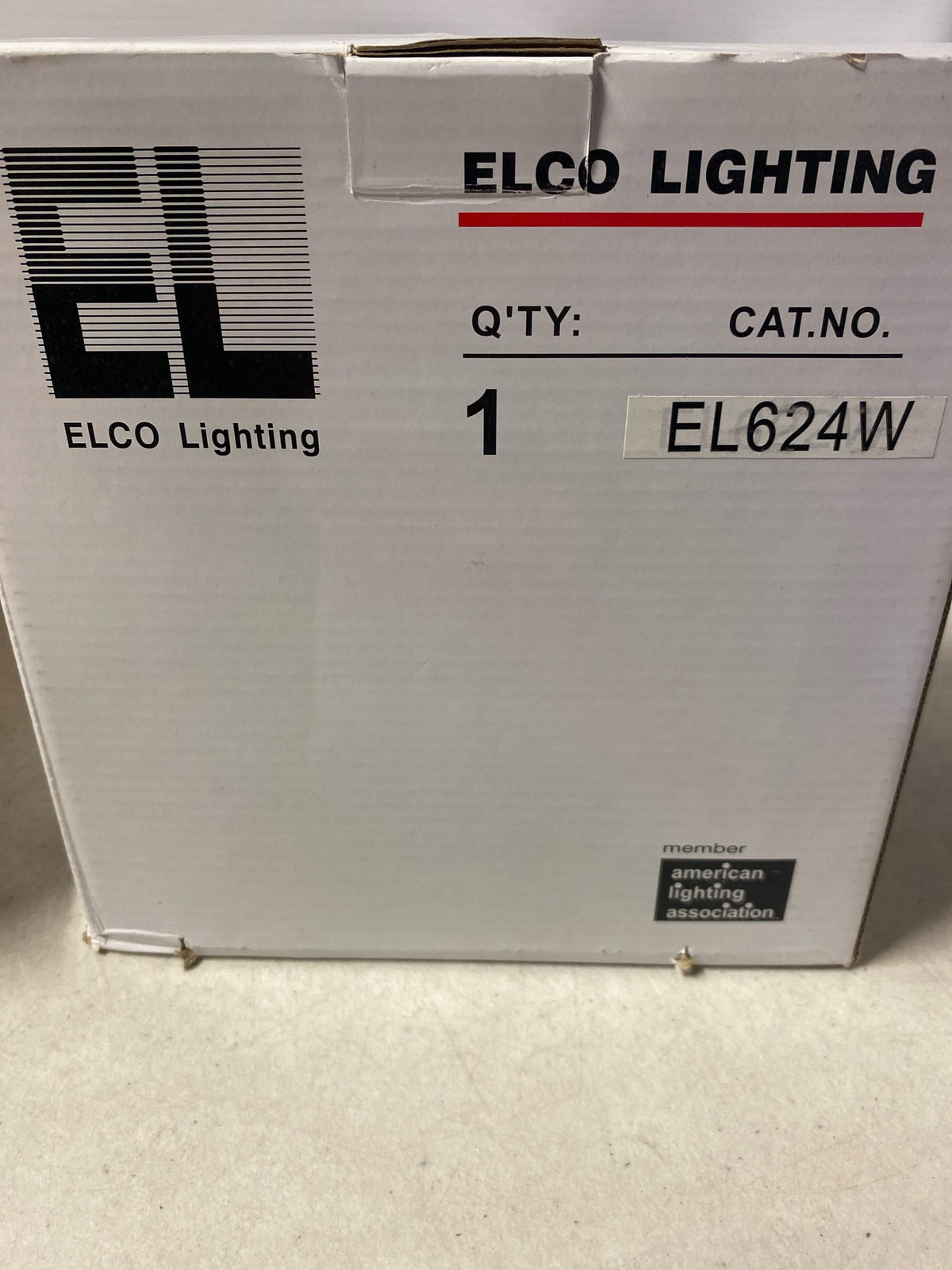 Elco EL624W 6" Sloped Phenolic Baffle with Gimbal Ring for PAR 30 Bulbs - White