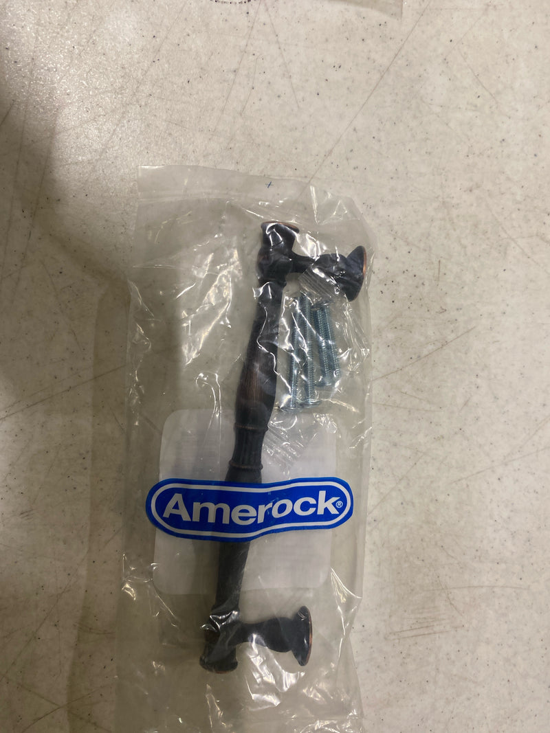 Amerock BP36594ORB Crawford 5-1/16 in. (128mm) Traditional Oil Rubbed Bronze Bar Cabinet Pull