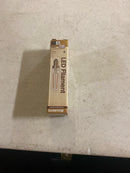 Bulbrite 861574 Pack of (4) 2.5 Watt Vintage Edison Dimmable T6 Candelabra (E12) LED Bulbs - 180 Lumens, 2700K, and 80CRI - Clear