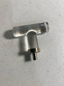 Amerock BP36977CG10 Glacio 9/16 Inch Bar Cabinet Knob - Clear / Satin Nickel