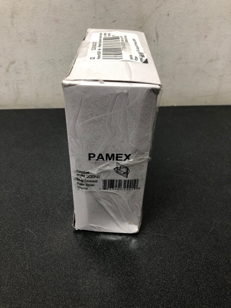 Pamex  Recessed Fixtures Deep Recessed Papert Holder - Bright Chrome