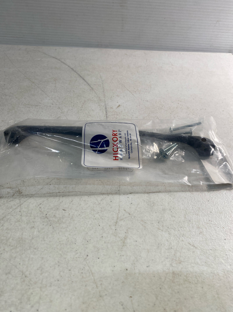 Hickory hardware H076020-BI Twist Collection Bar Pull 8-13/16 in. (224 mm) Center-to-Center Distressed Black Iron Finish Drawer Pull